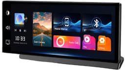 Dashcam voor Auto - Dashcams - Super compact - FullHD video - Wifi - Parkeermodus - 16:9 - 11.3 inch Scherm - Dubbele Lens Met GPS-kit - Zwart — thumbnail 1