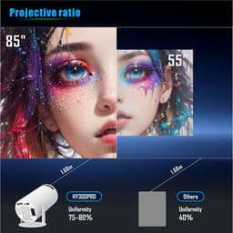Lexium Mini beamer - Projector - Beamerscherm - Projectiescherm - Outdoor & Indoor Projector - — thumbnail 5