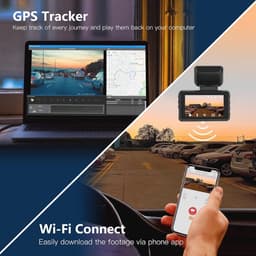 Dashcam 4K met App, Wifi, GPS, en Geavanceerde Functies — thumbnail 2