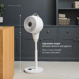 Draagbare draadloze ventilator met nachtlampje - 14 uur batterijlevensduur, ultra-stil en energiezuinig — thumbnail 2
