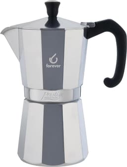 Inductie Espressoapparaat Moka voor Heerlijke Koffie - Aluminium Boiler — thumbnail 1