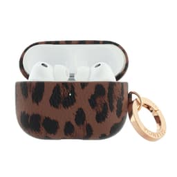 Selencia Sabi Case met panterprint - Hoesje geschikt voor AirPods Pro 3 - Mocha Brown — thumbnail 1