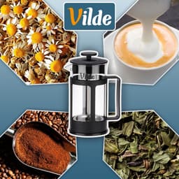 Cafetiere Glas 350 ml - French Press Koffiezetapparaat - Koffiemaker - Koffie - Koffiepot - Theepot — thumbnail 4