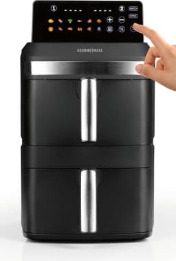 Verticale Dubbele Heteluchtfriteuse XL met 12 Liter Inhoud en Touchscreen — thumbnail 4