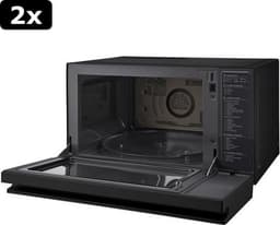 2x LG MJ3965BIB NeoChef Magnetron 39L Zwart — thumbnail 3