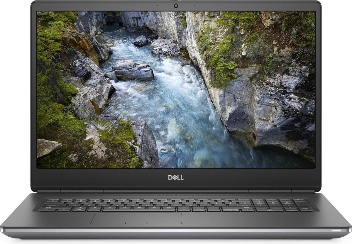 DELL Precision 7750 Intel® Core™ i9 i9-10885H Mobiel werkstation 43,9 cm (17.3") Full HD 16 GB DDR4-SDRAM 512 GB SSD NVIDIA Quadro RTX 3000 Wi-Fi 6 (802.11ax) Windows 10 Pro Zwart, Grijs — afbeelding 1