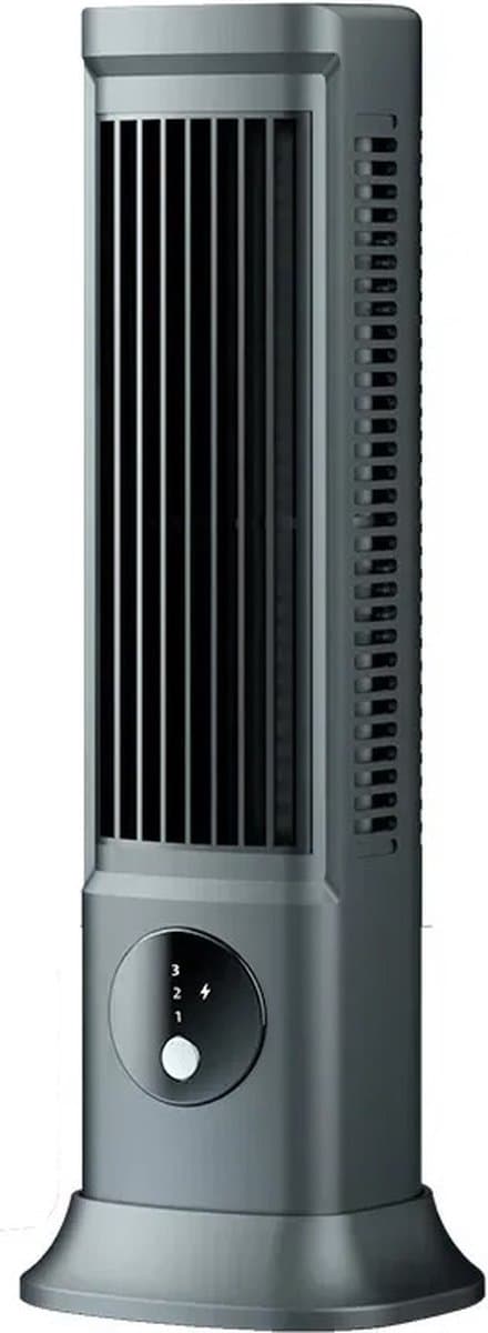 Draagbare Koeler - Koeltoren - Ventilator - Bladloze Airconditioner - Roterend - 10x11x29cm — afbeelding 1