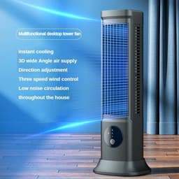 Draagbare Koeler - Koeltoren - Ventilator - Bladloze Airconditioner - Roterend - 10x11x29cm — thumbnail 5