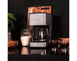 6-Kopjes Drip Coffee Maker 650W - 08 Liter Capacity - Stainless Steel Finish - Permanent or Paper Filter - Aroma Enhancer
