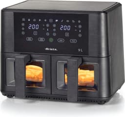 Ariete 4631 Dubbele Airfryer 9L 2400W Zwart — thumbnail 1