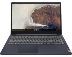 Lenovo IdeaPad 3 Chrome 15IJL6 Intel® Celeron® N N4500 Chromebook 39,6 cm (15.6") Full HD 8 GB LPDDR4x-SDRAM 128 GB eMMC Wi-Fi 6 (802.11ax) ChromeOS Engels Blauw