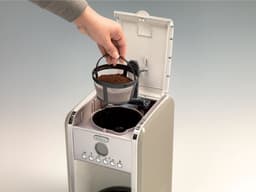 Ariete 1342/03 - Vintage koffiezetter - tot 12 kops - 24 uurs timer - warmhoudplaat - Beige — thumbnail 3
