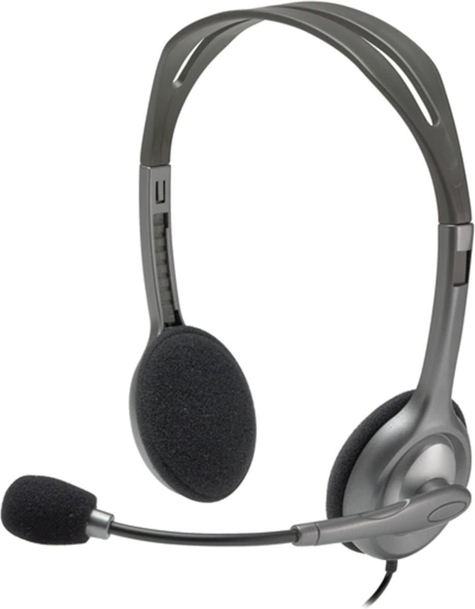 Logitech H111 - Stereo Headset - Noise Cancelling Microfoon - Zwart — afbeelding 1
