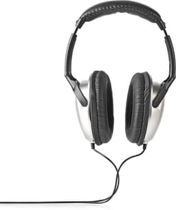Nedis Bedrade Over-ear Koptelefoon - 3,5 mm - Kabellengte: 6.00 m - Volumebediening - Zilver / Zwart — thumbnail 1