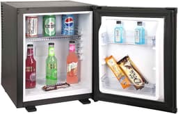 HCB® - Professionele Horeca Minibar koeling - 25 liter - 230V - Mini Koelkast - Kleine drankenkoelkast - Flessenkoelkast - Bier koelkast - tafelmodel - 39.5x38.5x48 cm (DxBxH) - 11 kg - Frigo - 1424 — thumbnail 3