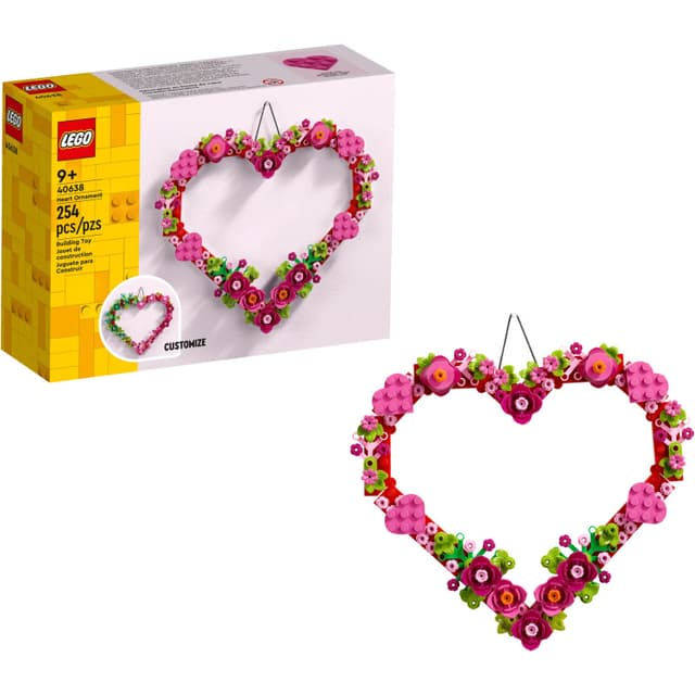 LEGO Hartvormige versiering Constructiespeelgoed