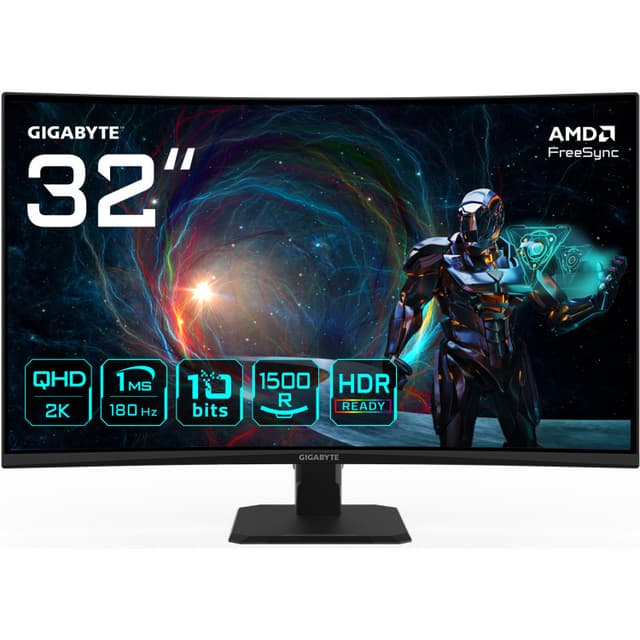 GIGABYTE GS32QCA 31.5'' Curved gaming monitor