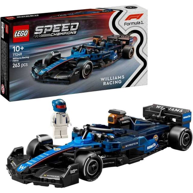 LEGO Speed Champions - Williams Racing FW46 F1 racewagen Constructiespeelgoed