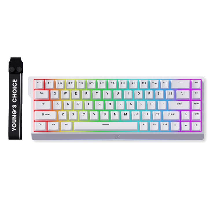 MCHOSE Ace 68 Hall Effect Magnetic Switch Gaming Keyboard gaming toetsenbord — afbeelding 1