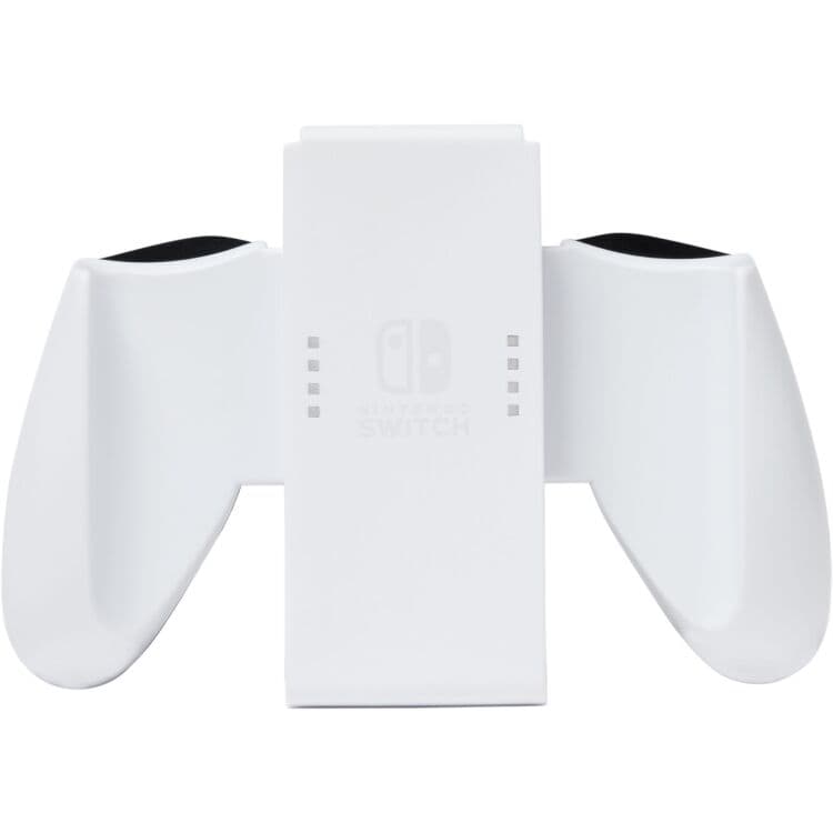 PowerA Joy-Con Comfort Grip for Nintendo Switch - White bevestiging — afbeelding 1