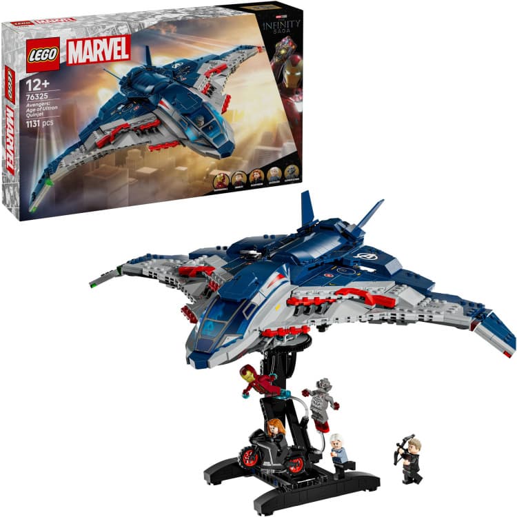 LEGO Marvel - Avengers: Age of Ultron Quinjet Constructiespeelgoed — afbeelding 1
