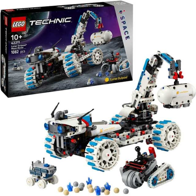LEGO Technic - Lunar Outpost maanrover ruimtevoertuig Constructiespeelgoed