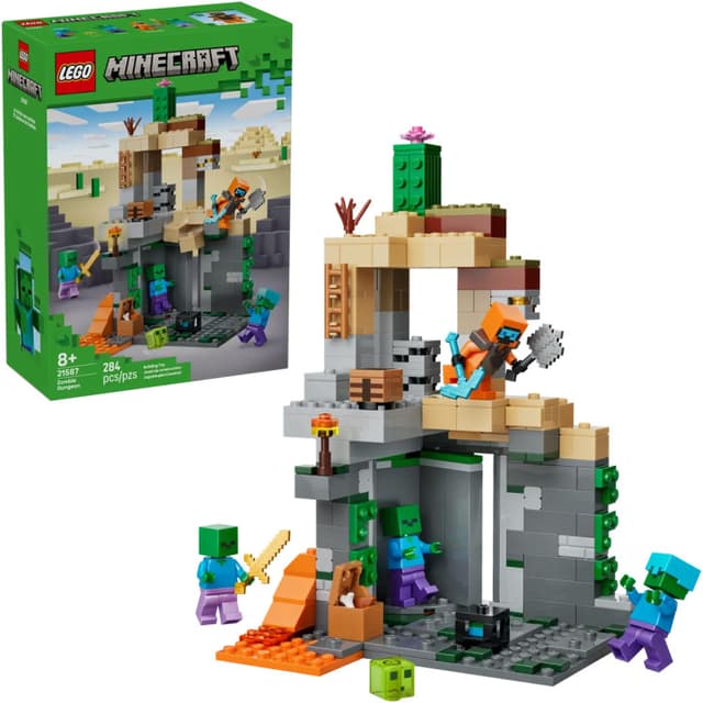 LEGO Minecraft - Zombiekerker Constructiespeelgoed