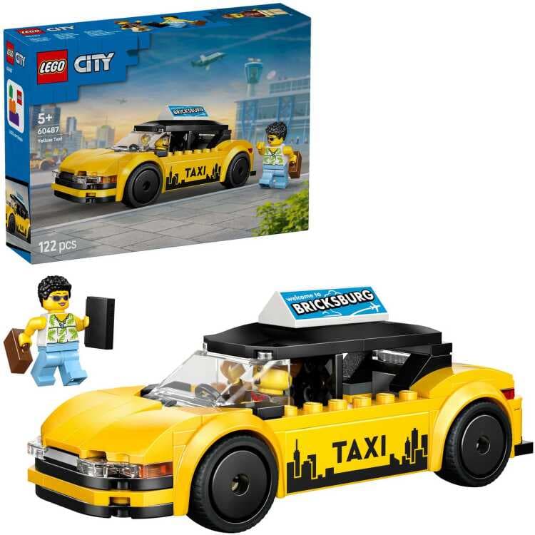 LEGO City - Gele taxi Constructiespeelgoed — afbeelding 1