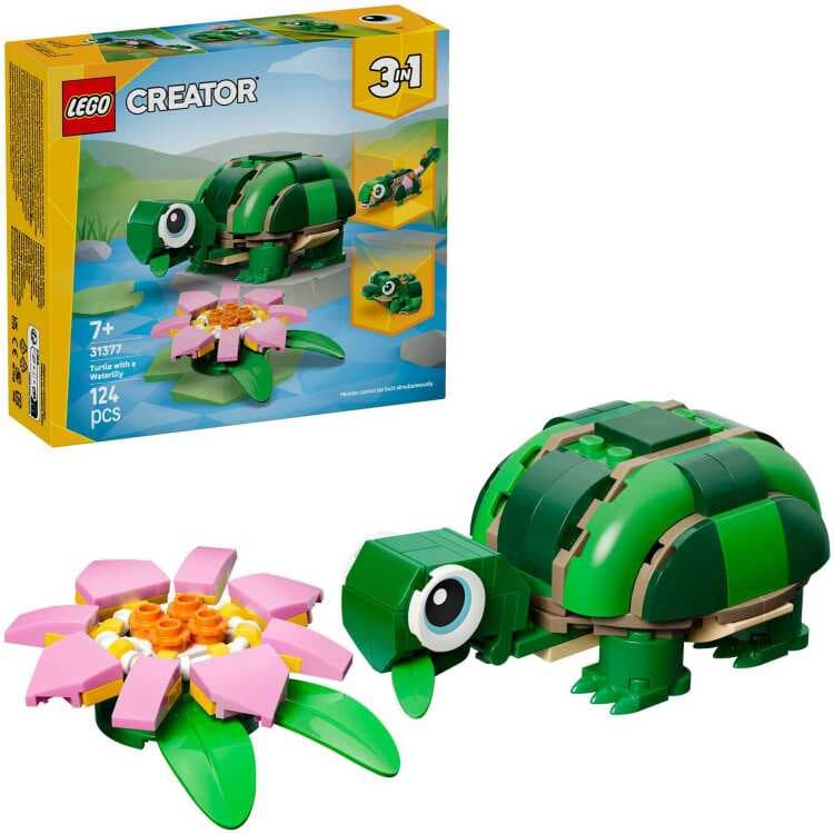 LEGO Creator - Schildpad met waterlelie Constructiespeelgoed — afbeelding 1
