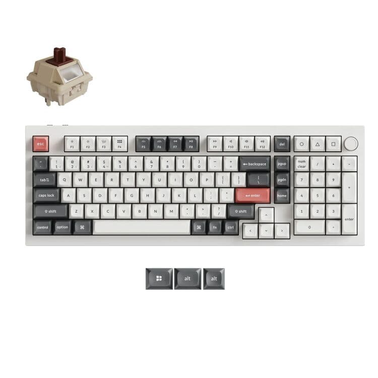 Keychron Q5 Ultra-M3 8K Wireless Custom Mechanical Keyboard toetsenbord — afbeelding 1