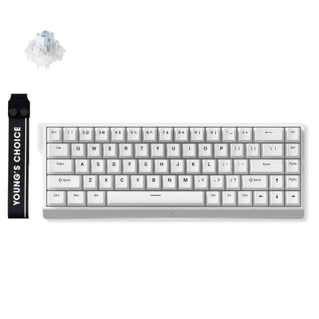 MCHOSE Ace 68 HE Magnetic Ice Blue wi US gaming toetsenbord