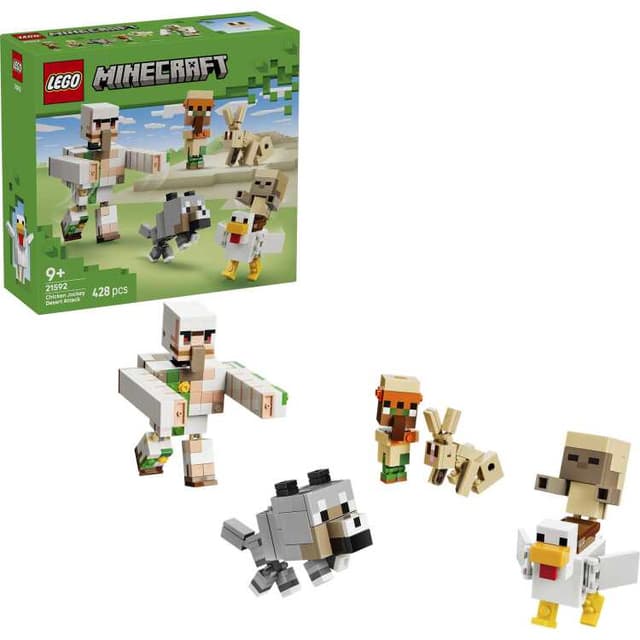 LEGO Minecraft - Kipberijder woestijnaanval Constructiespeelgoed