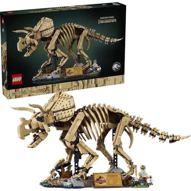 LEGO Jurassic World - Dinosaurusfossielen: Triceratops Constructiespeelgoed