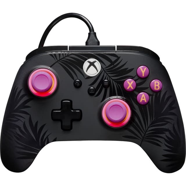 PowerA Advantage Plus bedrade controller voor Xbox Series X S - Palmbomen in maanlicht gamepad