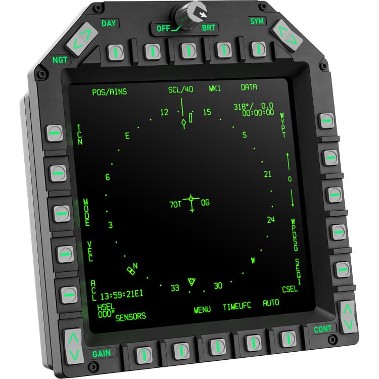 MOZA AMPCD Display Panel instrumentenpaneel — afbeelding 1