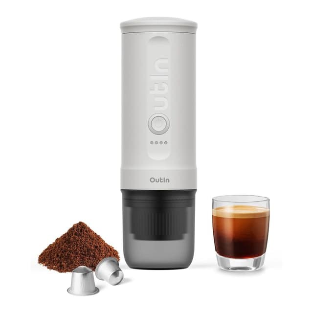 OutIn Nano Portable Espresso Machine - Pearl White espressomachine