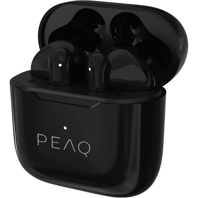 PEAQ PTW-3000-BK In-ear Draadloze oordopjes Zwart