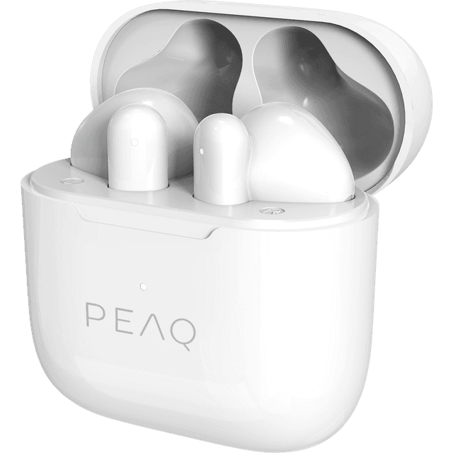 PEAQ PTW-3000-WT In-ear Draadloze oordopjes Wit