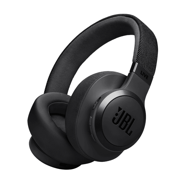 JBL Live 770NC JBLLIVE770NCBLK Over-ear Draadloze hoofdtelefoon met Noise-cancelling Zwart