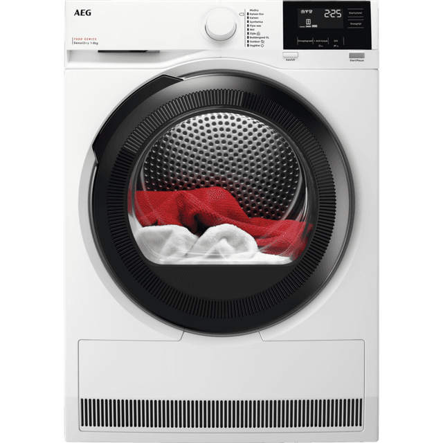 AEG TR738AT4B SensiDry - Warmtepompdroger - 8 kg - 67 dB - Energielabel C