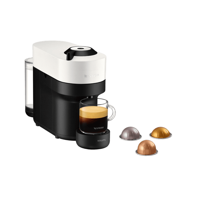 KRUPS Nespresso XN9201 Vertuo Pop Coconut - Capsulemachine - Wit