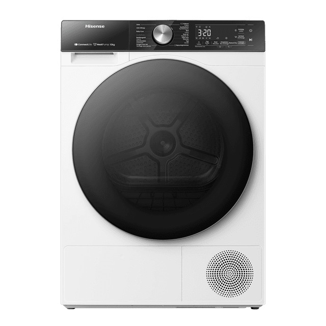 HISENSE DH5S102BW - Warmtepompdroger - 10 kg - 64 dB - Energielabel C