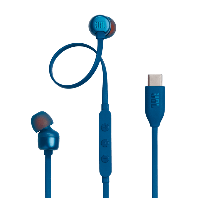 JBL TUNE 310C USB-C In-ear Bedrade oordopjes Blauw