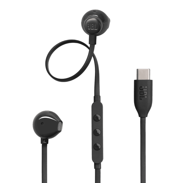 JBL TUNE 305C USB-C In-ear Bedrade oordopjes Zwart