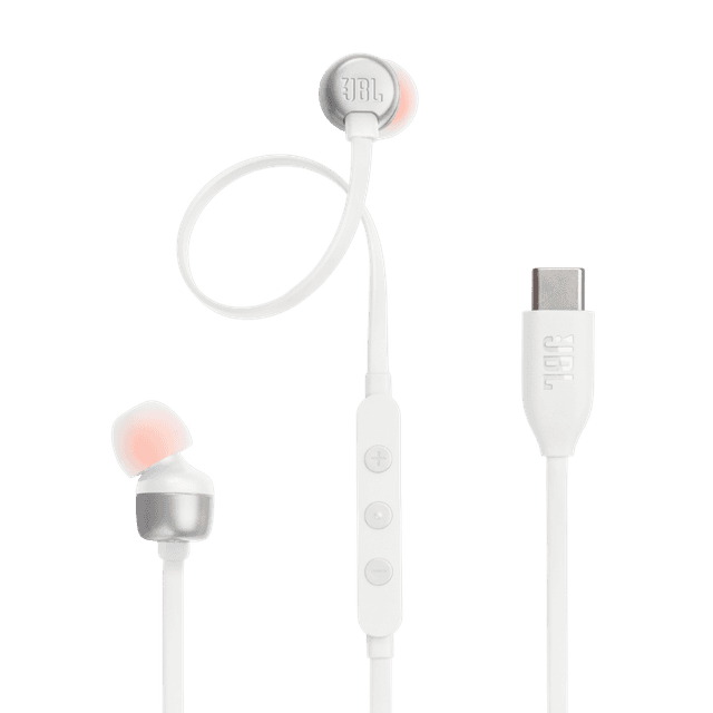 JBL TUNE 310C USB-C In-ear Bedrade oordopjes Wit