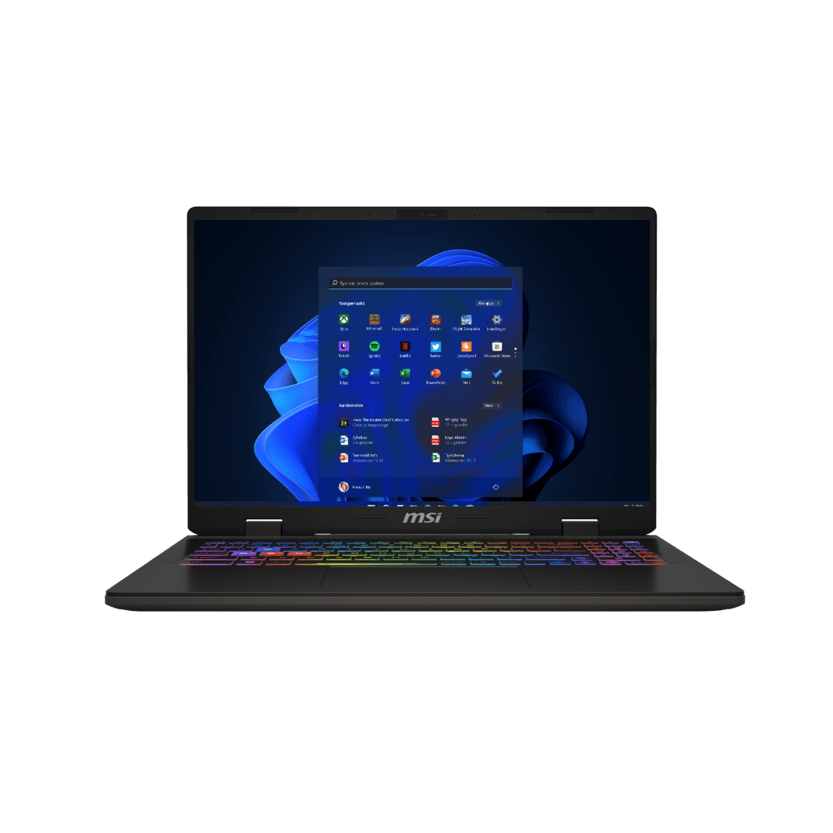 MSI Sword 16 HX B14VFKG-015NL - 16 inch - Intel Core i7 - 16 GB - 1 TB - GeForce RTX 4060 — afbeelding 1