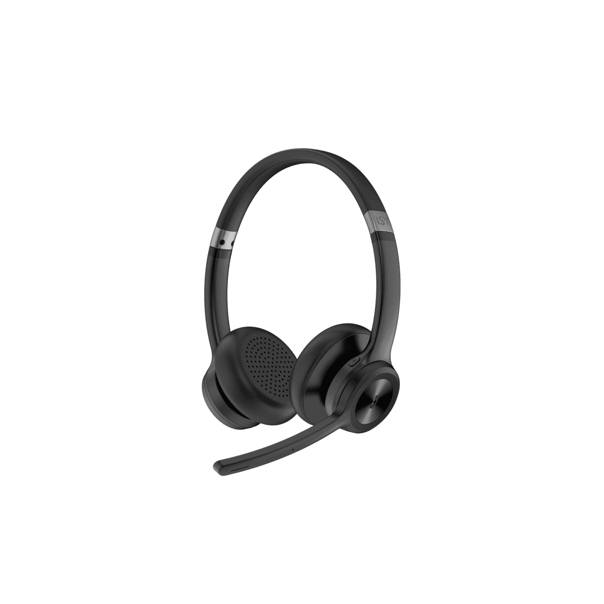 ISY IHS-8100 On-ear Draadloze headset met Noise-cancelling Zwart — afbeelding 1