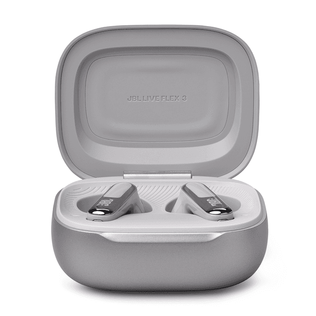 JBL LIVE FLEX 3 In-ear Draadloze oordopjes met Ruisonderdrukking Zilver