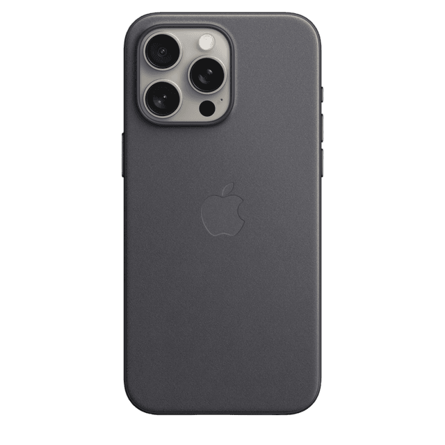 Apple Iphone 15 Pro Max Finewoven Hoesje Met Magsafe - Zwart