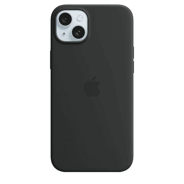 APPLE iPhone 15 Plus Siliconenhoesje met MagSafe - Zwart